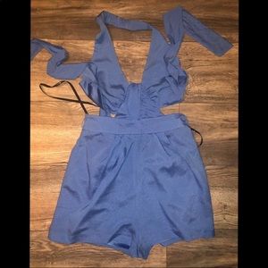 Blue romper